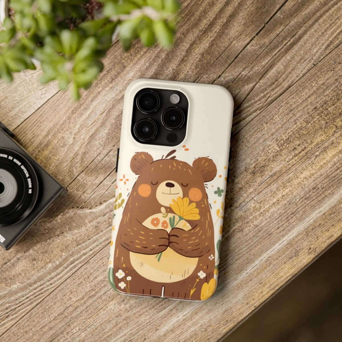 Cute Teddy Bear Phone Case 3
